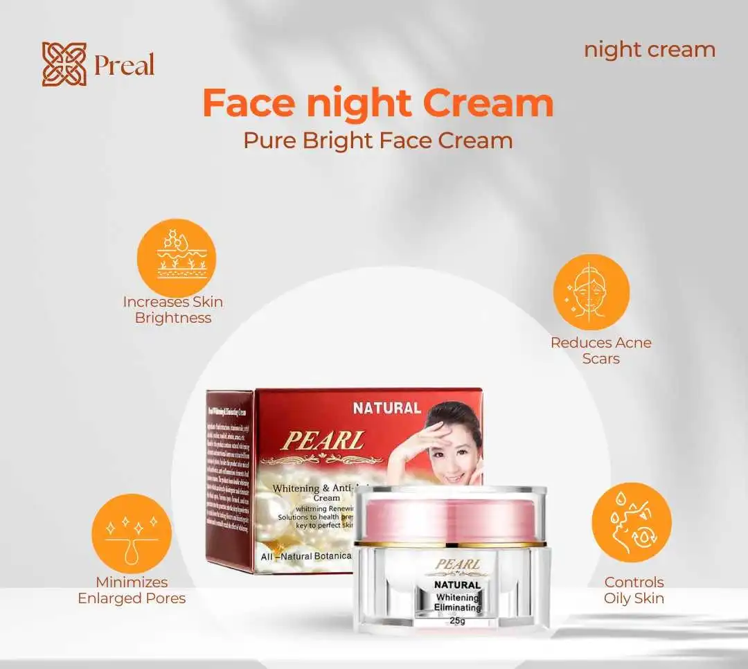 Natural Pearl Whitening & Anti Aging Cream!