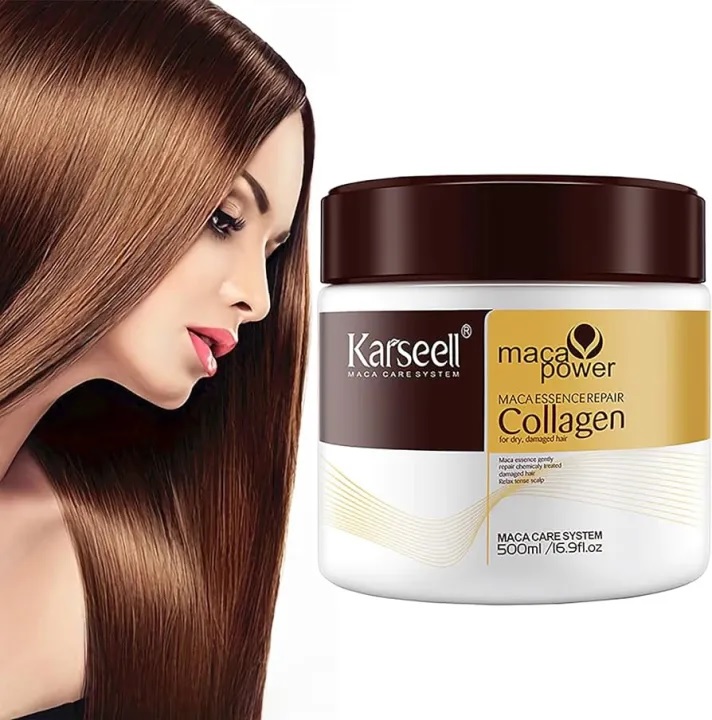 Professional Karseell Hair Mask Collagen Hair Treatment Deep Repair Conditioning